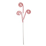 Cumpara ieftin Crenguta Acadele Craciun alb rosu 17x1x66 cm
