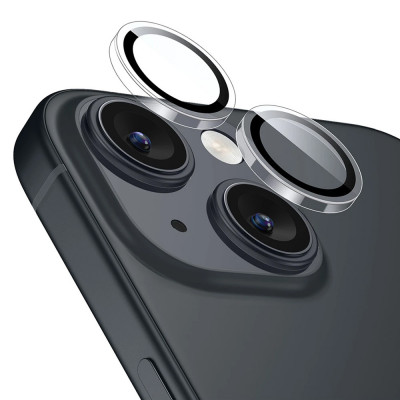 Folie Camera pentru iPhone 15 / 15 Plus, ESR Armorite Camera Lens Protectors, Clear foto