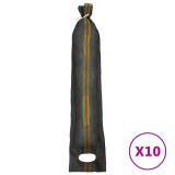 Cumpara ieftin Saci de nisip, 10 buc., verde inchis, 103x25 cm, HDPE