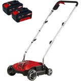 Einhell GC-SC 18/28 Li PXC + Twinpack - Scarificator 28 cm + Set 2 acumulatori Li-Ion 18 V 4 Ah