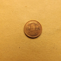 Germania 1 Reichspfennig / Pfennig 1925 A