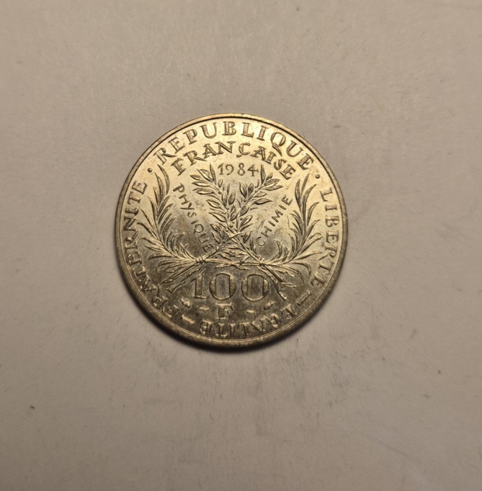 Franta 100 Franci 1984 UNC Marie Curie