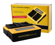 PATONA | Incarcator DUAL LCD pt Canon LP-E5 LPE5 LPE5 foto