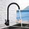 Baterie Bucatarie Monocomanda Pipa Pivotanta Cartus Ceramic Inox Negru Satin Racorduri Kit Fixare Incluse HS001 ModernLight Concept