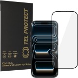Folie de protectie Ecran Tel Protect 10X HD DLC Diamond Coating pentru Apple iPhone 18 Pro Max / 17 Pro Max, Sticla Securizata, Full Glue, Neagra