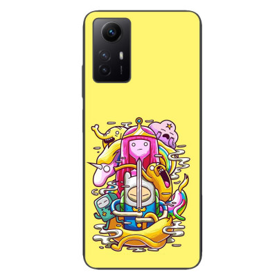 Husa compatibila cu Xiaomi Redmi Note 12s Silicon Gel Tpu Model Adventure Time Poster foto