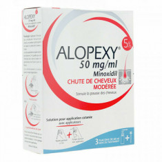 Alopexy 5% Minoxidil Pierre Fabre Cutie 3 flacoane 60ml Tratament par foto