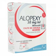 Alopexy 5% Minoxidil Pierre Fabre Cutie 3 flacoane 60ml Tratament par foto