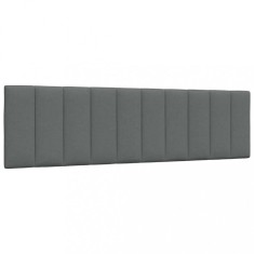 vidaXL Pernă pentru tăblie de pat, Hanko, gri &icirc;nchis, 180 cm, material textil 4019178