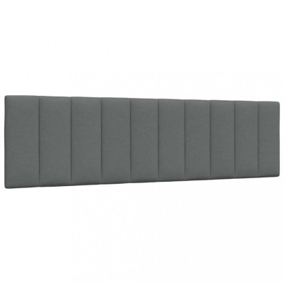 vidaXL Pernă pentru tăblie de pat, gri &amp;icirc;nchis, 180 cm, material textil 4019178 foto
