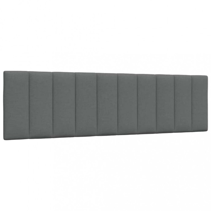 vidaXL Pernă pentru tăblie de pat, gri &icirc;nchis, 180 cm, material textil 4019178
