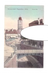CP Sibiu - Piata Mica, pana in 1918, necirculata, animata, impecabila