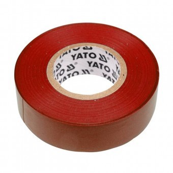Banda izolatoare Yato, lungime 20 m, dimensiune 19x0.13 mm, Rosie foto