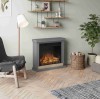 Hagen Solid Grey semineu electric 3D modern design minimalist