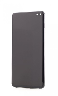 LCD Samsung Galaxy S10+, G975, Alb + Rama, Incell foto