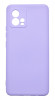 Husa de protectie din silicon pentru Motorola Moto G72, SoftTouch, interior microfibra, Lilac, Oem