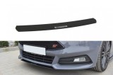 Spoiler Maxton Design tip Racing versiunea 3, potrivit pentru bara frontala ST pe Ford Focus 2015-2018, negru mat Performance AutoTuning
