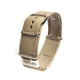 Curea tip NATO Bej Morellato Band Fabric Ribbon - 18mm, 20mm, 22mm