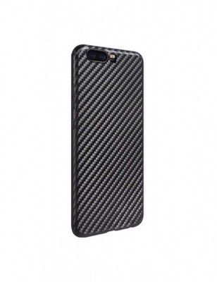 Husa Huawei P10 Silicon Black Carbon Hoco foto