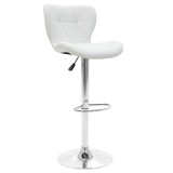 Scaun bar Coozy metal, reglabil pe inaltime, 47x45x90 cm
