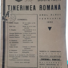 Revista Societatii Tinerimea Romana februarie 1932