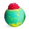 Bila Baie Efervescenta Rainbow IDC Institute, 100g, Aroma Fructata, Multicolor, Relaxare &amp; Hidratare, Unisex