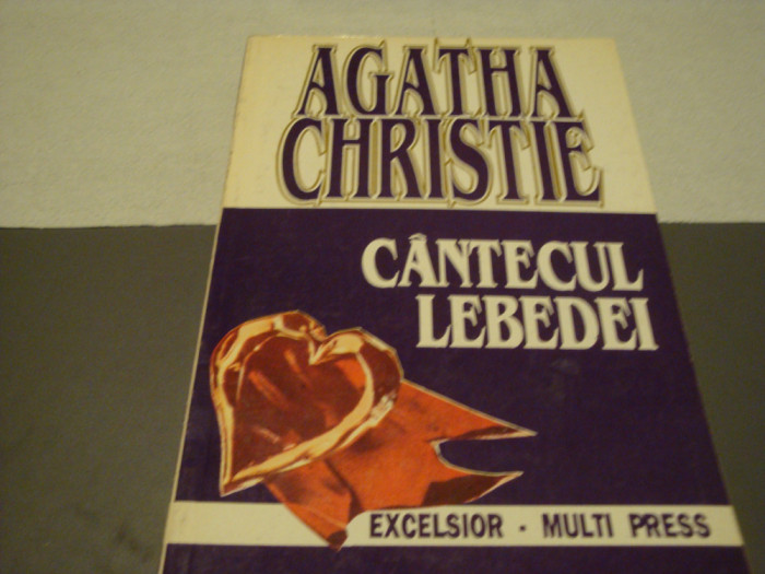 Agatha Christie -Cantecul lebedei- Excelsior Multi Press - 1994