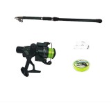 Pachet pescuit sportiv lanseta 3,6m, mulineta CB640, lanterna frontala led, fir si montura, Cool Angel