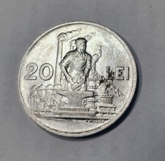 moneda 20 lei 1951 unc foto