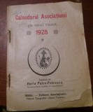 CALENDARUL ASOCIATIUNII PE ANUL VISECT 1928