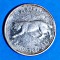 CANADA 25 CENTS CENTI 1967 ELIZABETH II ARGINT STARE F BUNA