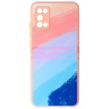 Husă Telefon Samsung Galaxy A02s - TPU Watercolor Glass Multicolor - Protecție Premium