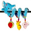 Jucărie Spirală cu Animale, Model Elefant, Jucării Suspendabile, Albastru, 20cm, Oem