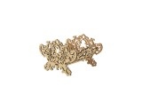 Cosulet Lemn HDF Decorativ Rustic, Organizator Universal, Depozitare Obiecte Mici, Cadou, Birou, 10x11x8cm