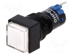 Comutator ONPOW acţionat prin apăsare Poz 2 SPDT 0,5A/250VAC IP40