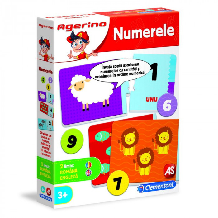 Joc educativ Agerino Numerele, 3 ani+