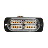 Lampa gabarit LED galbena 12-24V, 20 LED-uri, 110x40x12 mm