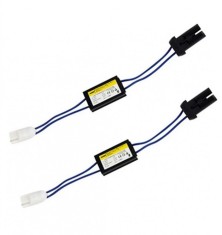 Set 2 Anulatoare eroare Led T10 (W5W) 12V - 3,2W cu baza flexibila din cauciuc, Canbus AutoREY&reg;