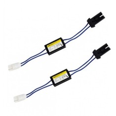 Set 2 Anulatoare eroare Led T10 (W5W) 12V - 3,2W cu baza flexibila din cauciuc, Canbus AutoREY&reg;