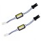 Set 2 Anulatoare eroare Led T10 (W5W) 12V - 3,2W cu baza flexibila din cauciuc, Canbus AutoREY&reg;