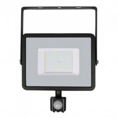 Proiector V-Tac cu LED SMD, cip Samsung, 50 W, senzor de miscare, lumina alb rece foto