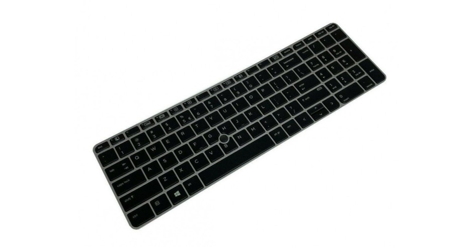 Tastiera Italiana Retroilluminata Per HP Elitebook 850 G3/G4 E Zbook 15u – Con TrackPoint E Frame Silver