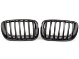 Grila radiator Bmw X3 (E83), 2006-11.2010, stanga , dreapta, negru, 20550519 complet set 2buc Kft Auto, AutoLux