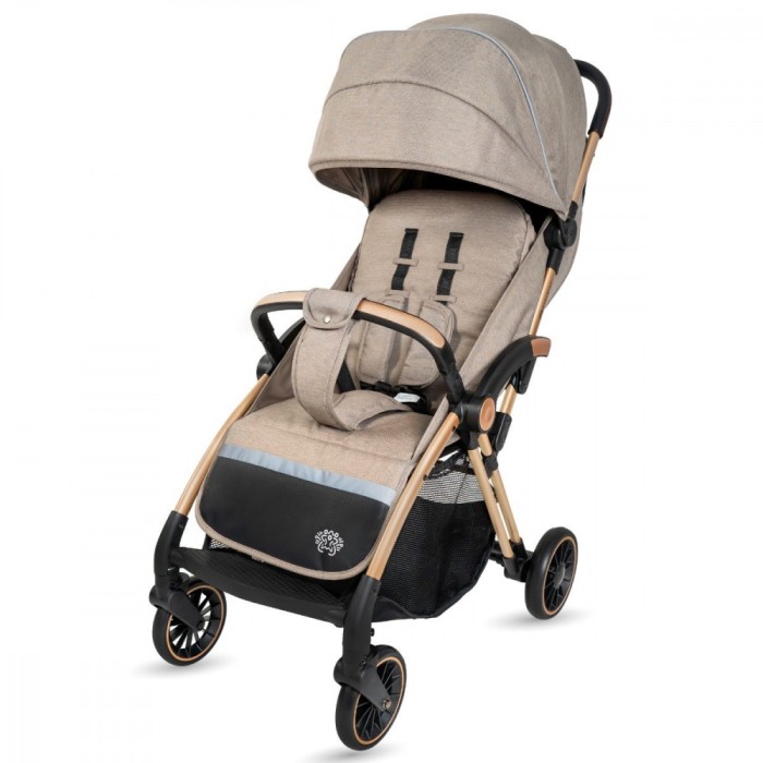 Carucior Sport AppeKids , Upp , Ultracompact, Pliere automata, De la nastere la 22kg - Bubble Beige
