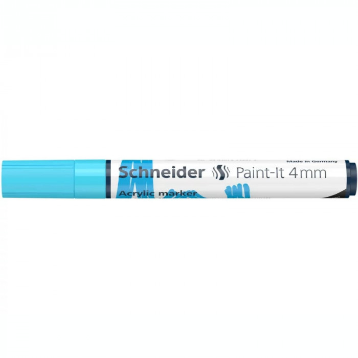 Marker cu vopsea acrilică Paint-It 320 4 mm Schneider Bleu