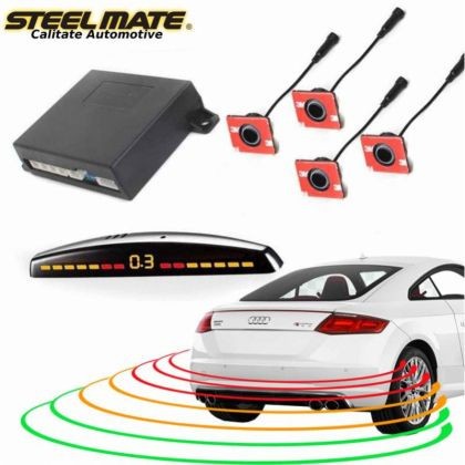 Senzori de parcare spate STEELMATE PTS410EX cu aspect OEM, display M7 CarStore Technology