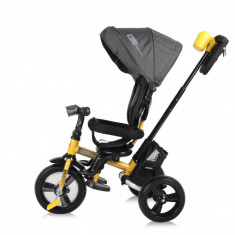Tricicleta multifunctionala 4 in 1 Enduro scaun rotativ Yellow Black