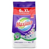 Detergent pudra Maxima Spring Flowers, 60 spalari, 6 kg, Sano