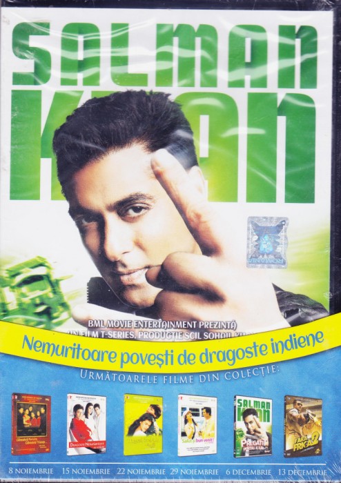 DVD Film indian: Pregatit pentru a iubi ( cu Salman Khan; SIGILAT; sub. romana - vezi descriere )