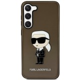 Husa Samsung Galaxy S23 Plus Karl Lagerfeld Hardcase, Ikonik Karl Lagerfeld, negru, KLHCS23MHNIKTCK